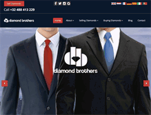 Tablet Screenshot of diamondbrothers.com